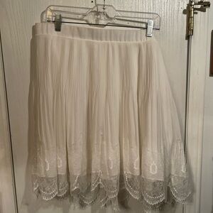 *Torrid Lace Trim Skirt